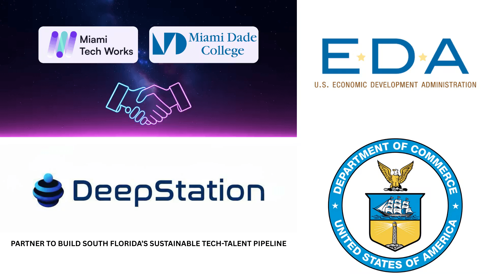 DeepStation Partners with Miami Tech Works to Build South Florida's Sustainable Tech-Talent Pipeline