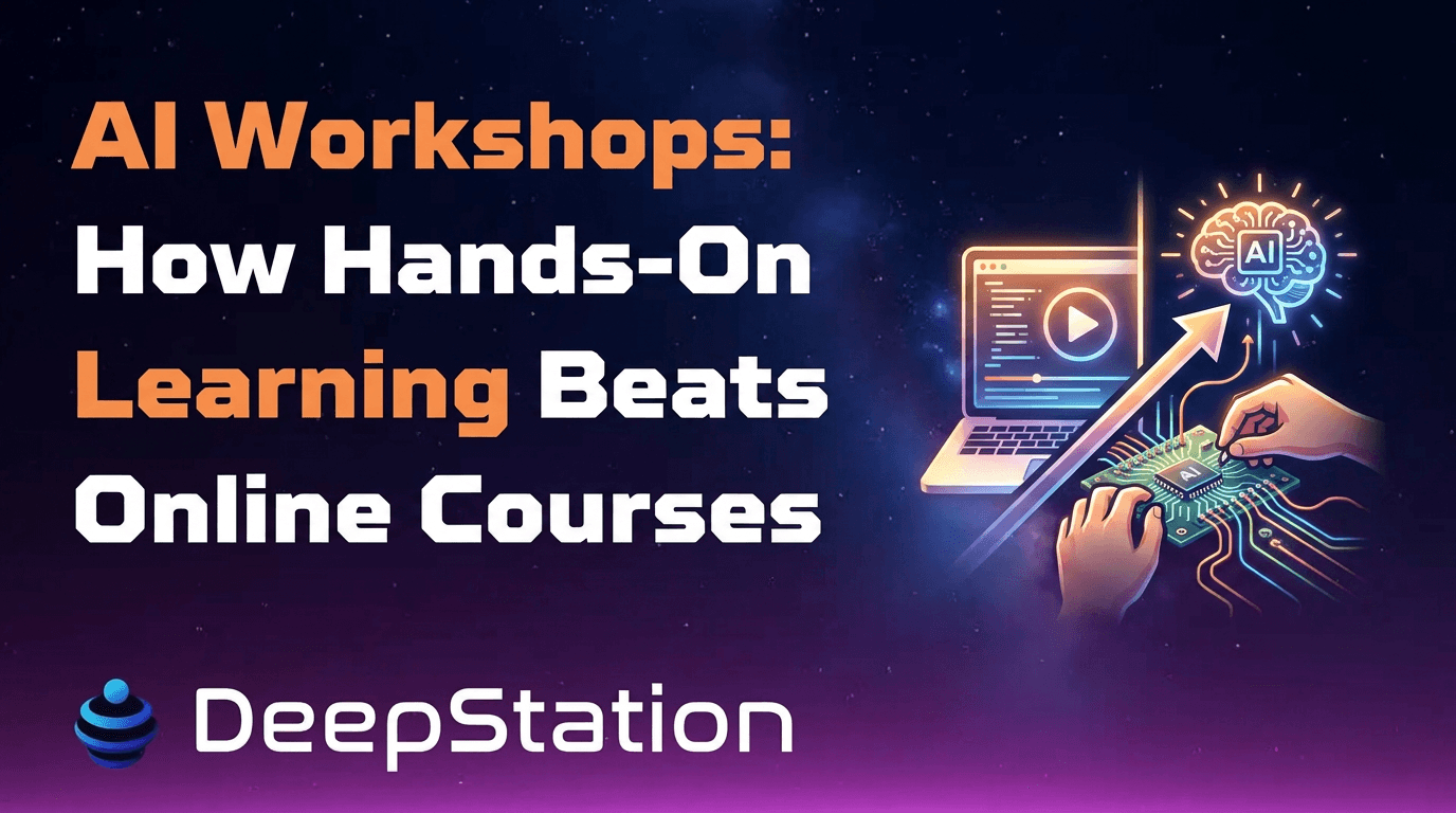 AI Workshops: How Hands-On Learning Beats Online Courses