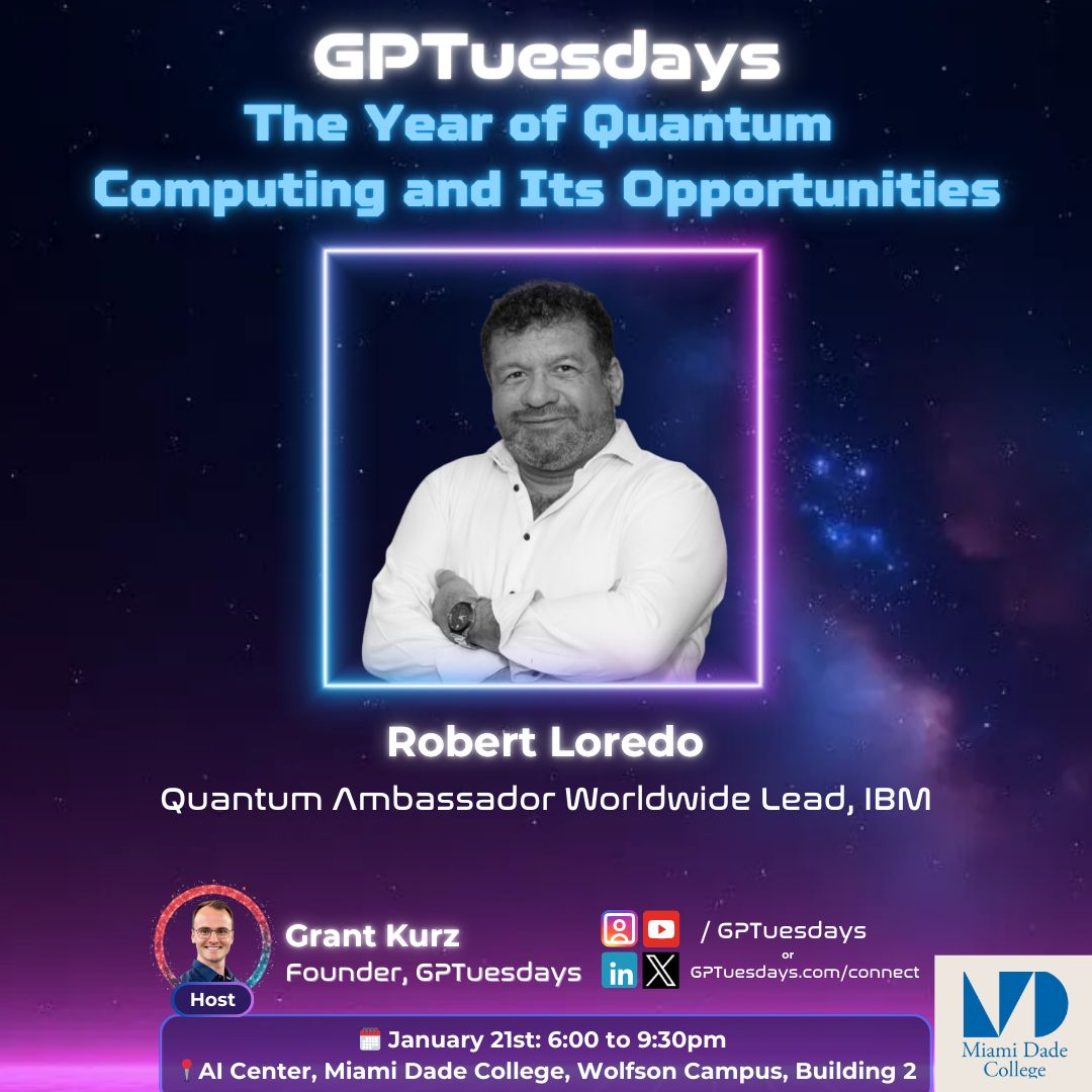Robert Loredo speaking at The Year of Quantum Computing and Its Opportunities